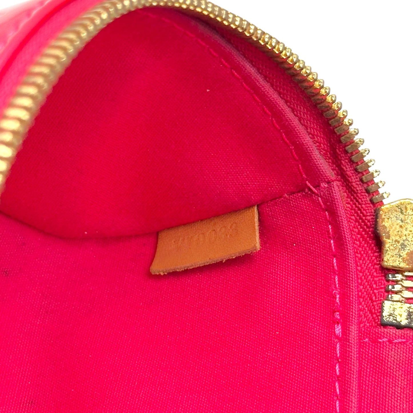 Louis Vuitton Hot Pink Vernis Monogram East-West Vanity Bag