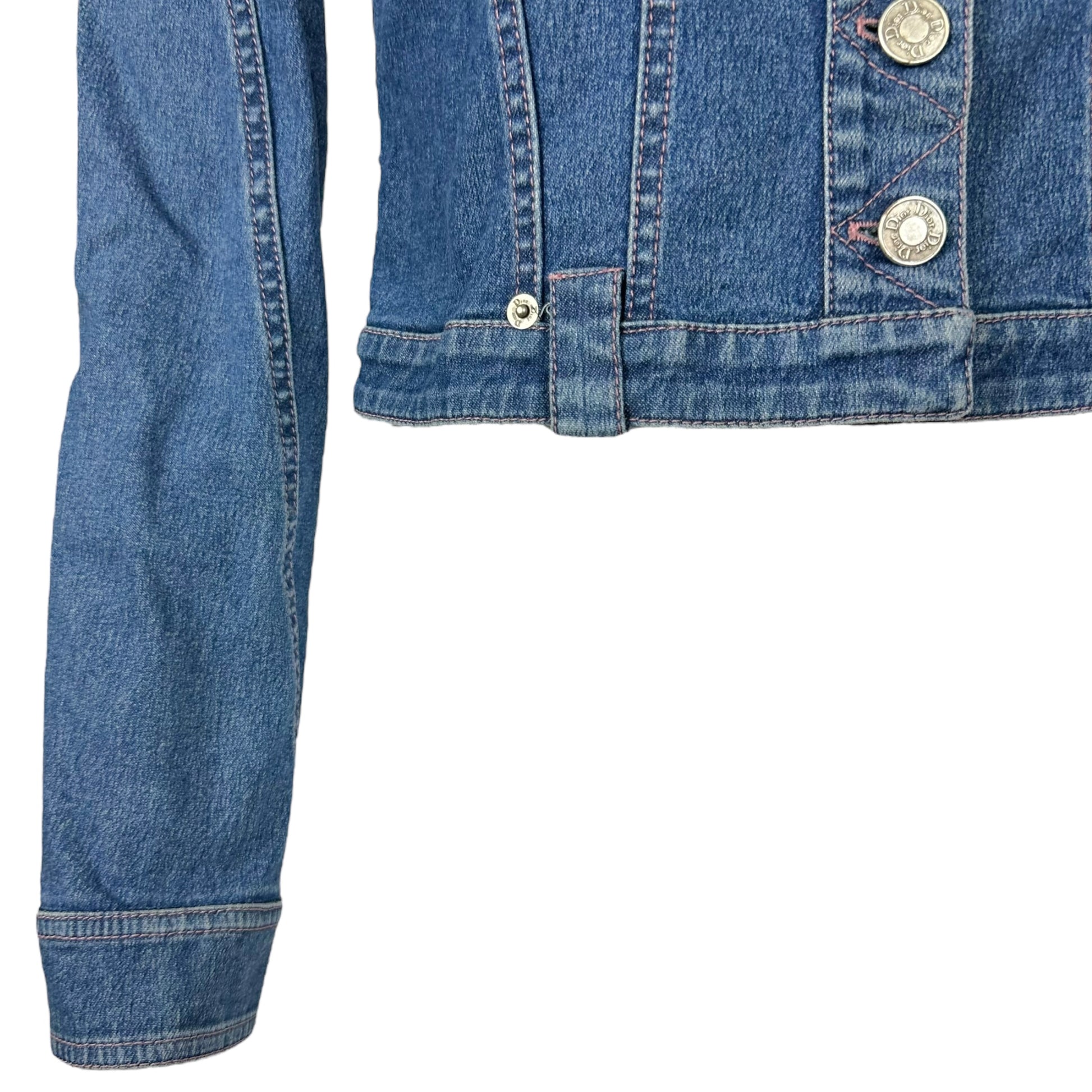 Christian Dior S/S 2003 Blue Denim Cropped Jacket - Outfit Repeater