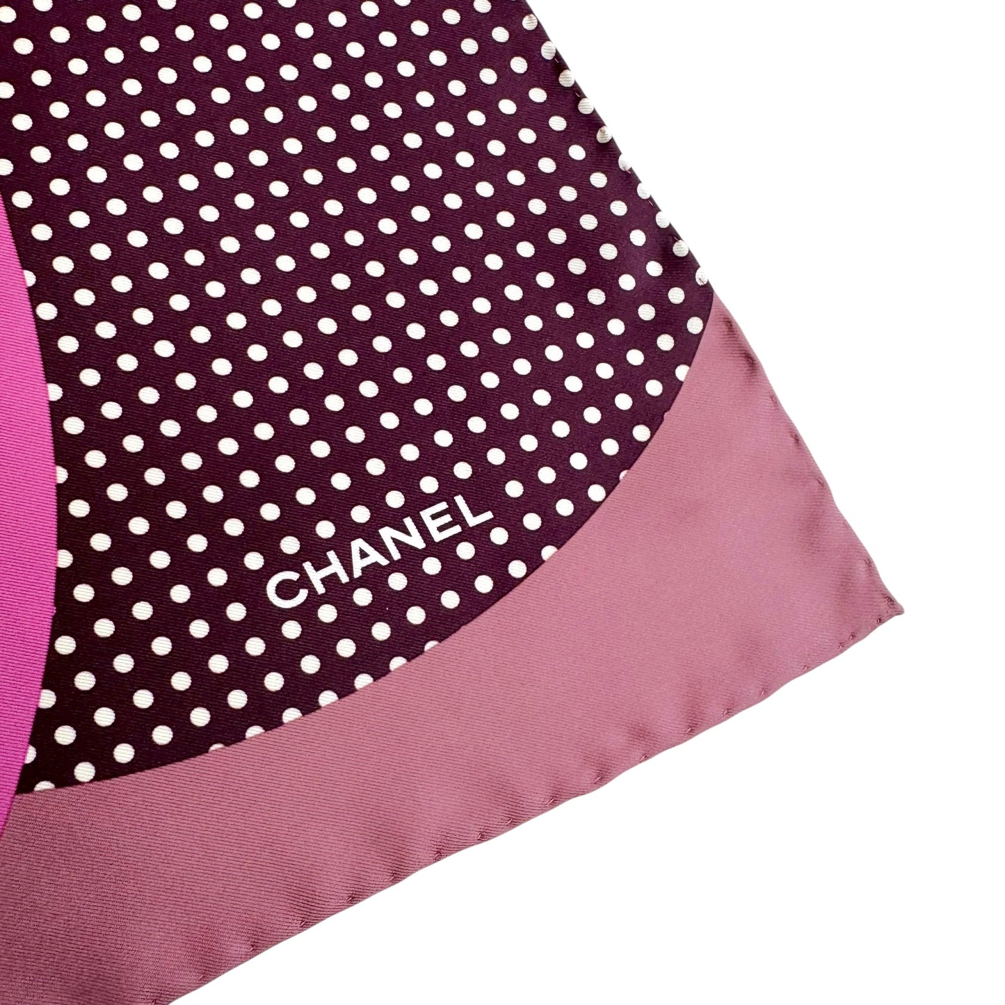 Chanel Multicolor Patchwork Print Large Silk Square Scarf