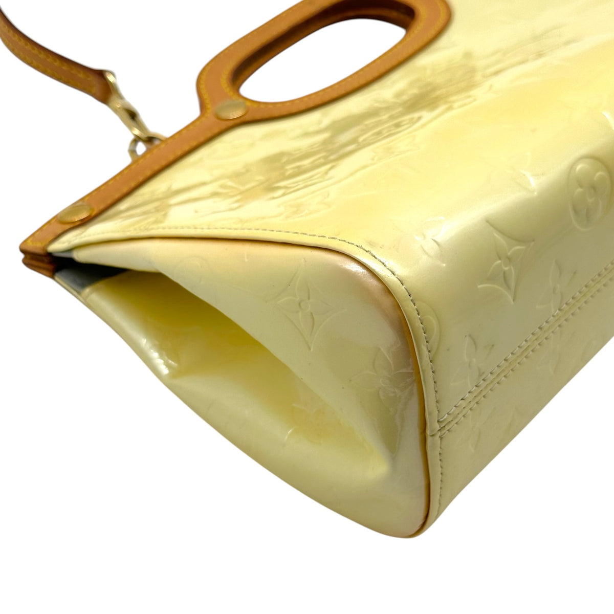 Louis Vuitton Vernis Monogram 2-Way Bag Butter Yellow