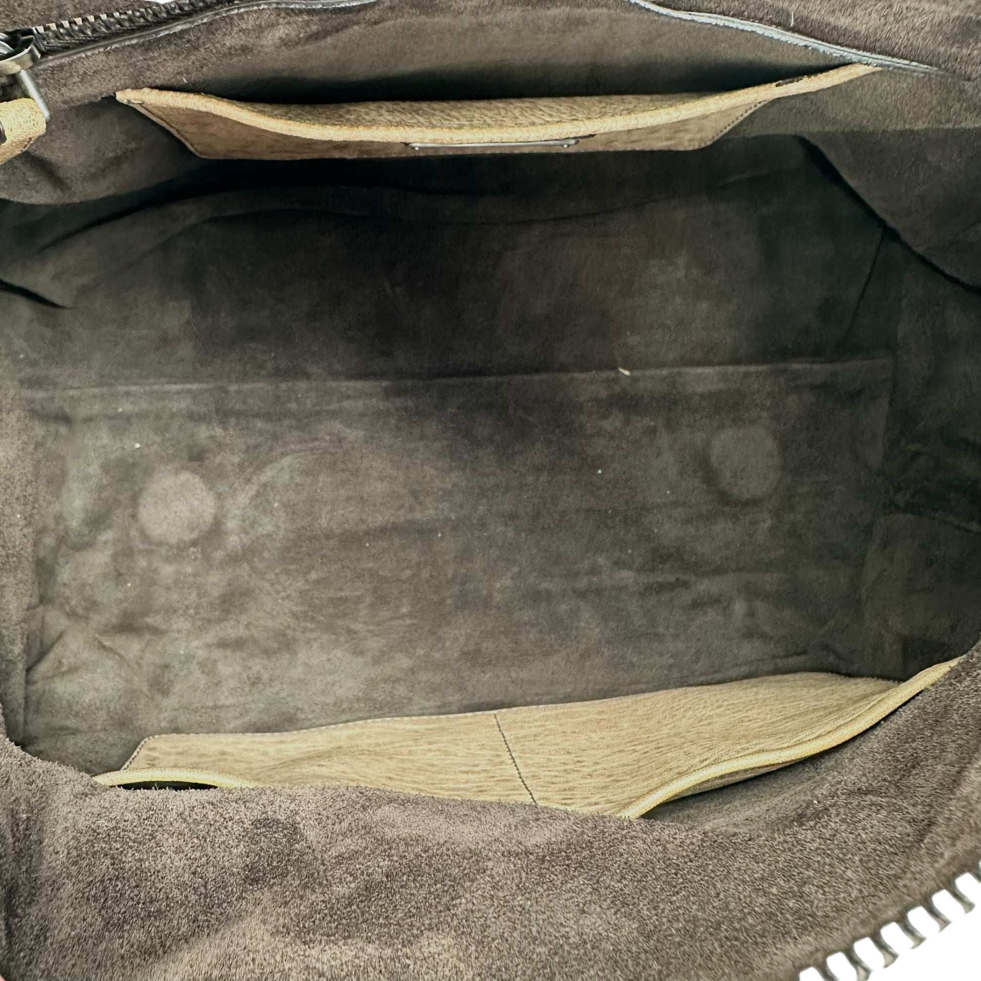 Miu Miu Distressed Brown Leather 2-Way Bag - Outfit Repeater