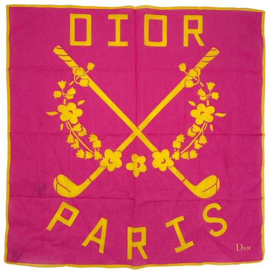 Dior Golf Pink Scarf