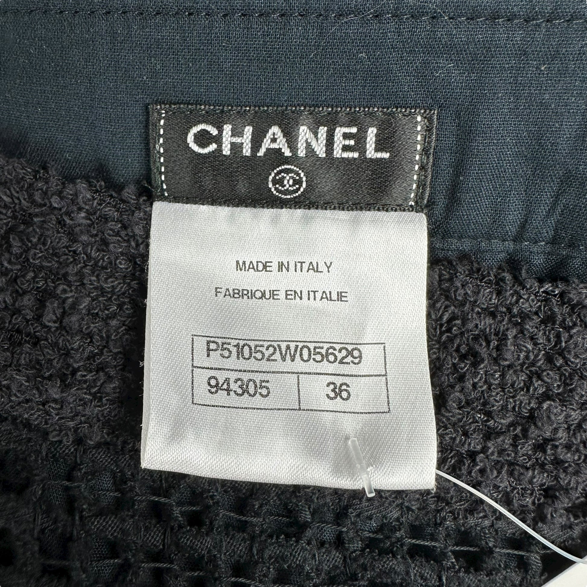 Chanel Navy Knit Fring & Floral Applique Tank - Outfit Repeater