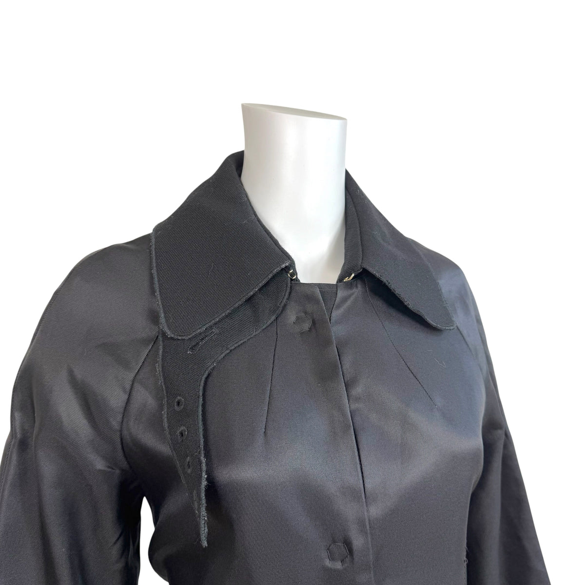Dolce & Gabbana Patchwork Belted Jacket Black Brown