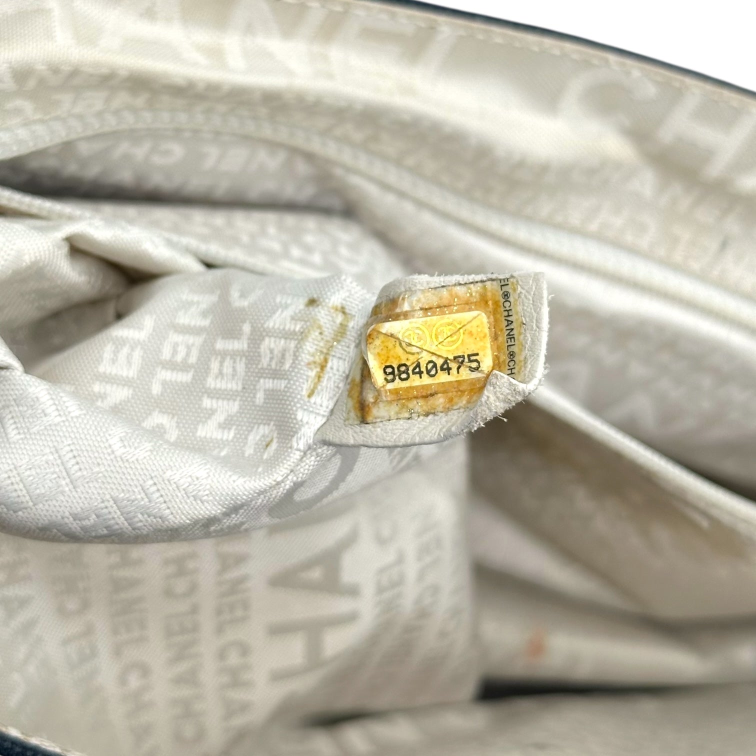 Chanel Sport Navy & Ivory Canvas Mini Flap Bag - Outfit Repeater