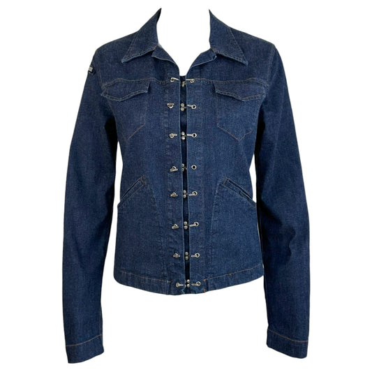 Jean Paul Gaultier Denim Hook & Eye Closure Jacket