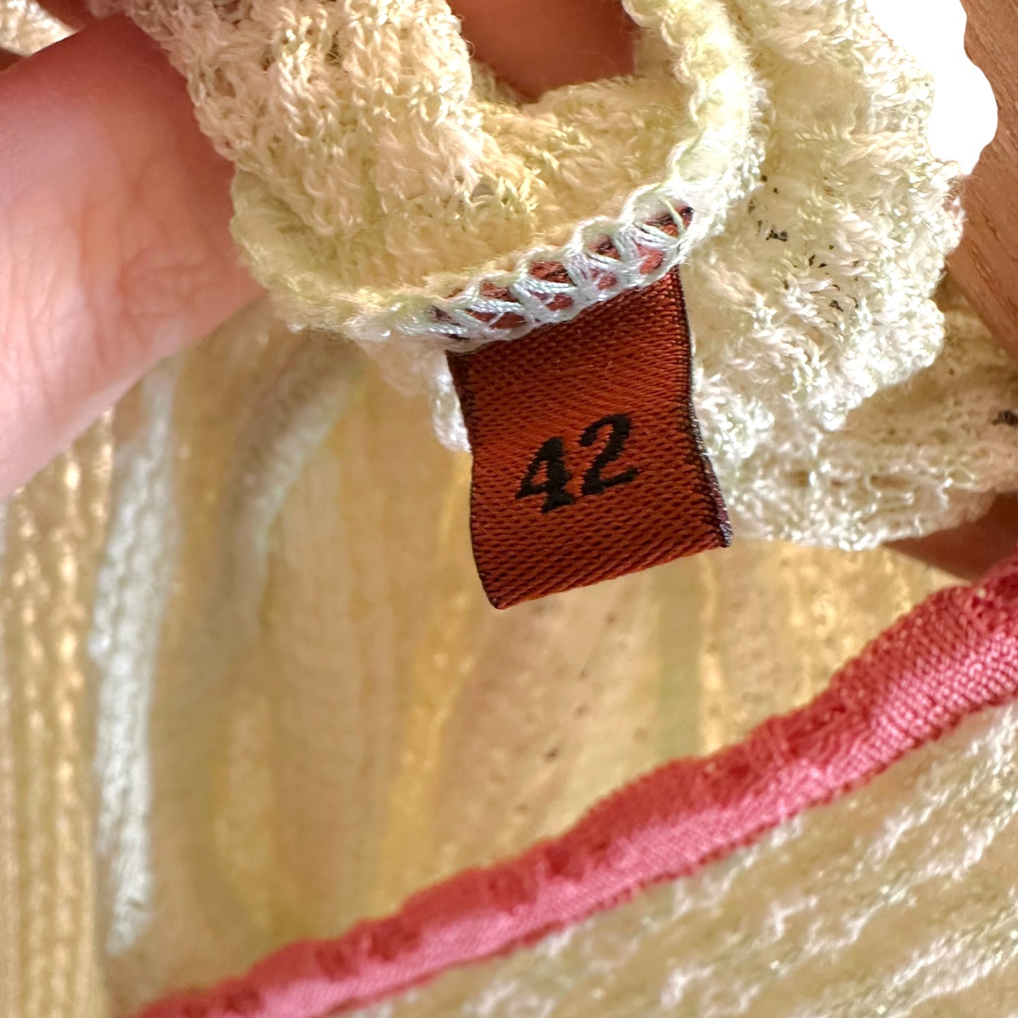 Missoni Multicolor Striped Flare Sleeve Knit Cardigan