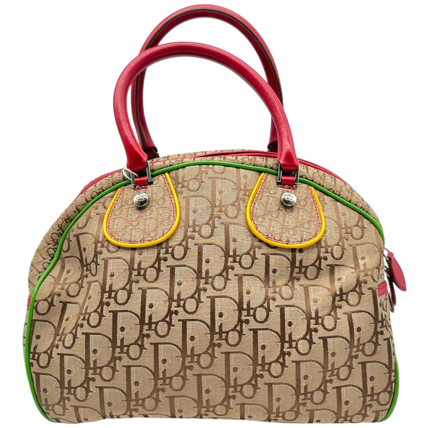Christian Dior Rasta Trotter Monogram Bowler Bag