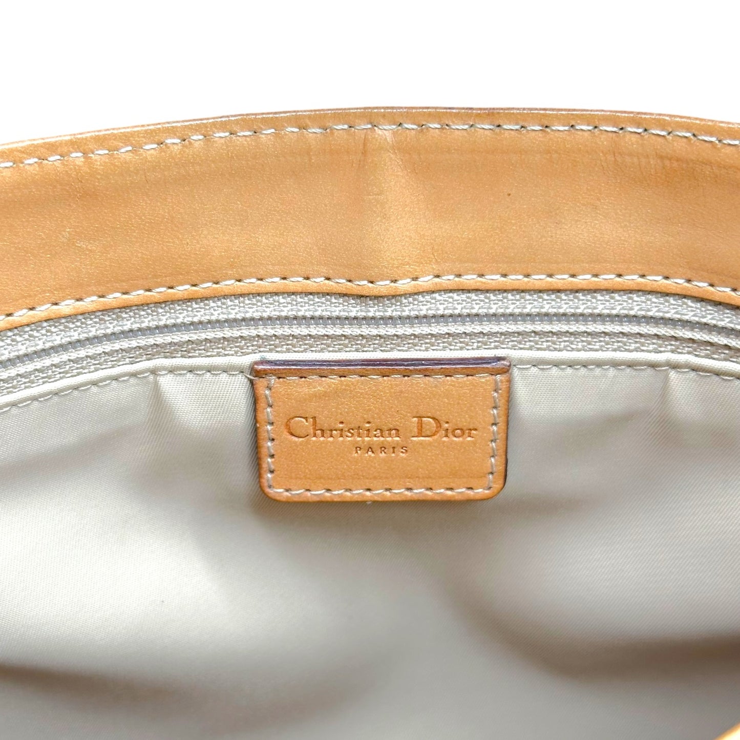 Christian Dior Crossbody Bag Tan Trotter Monogram