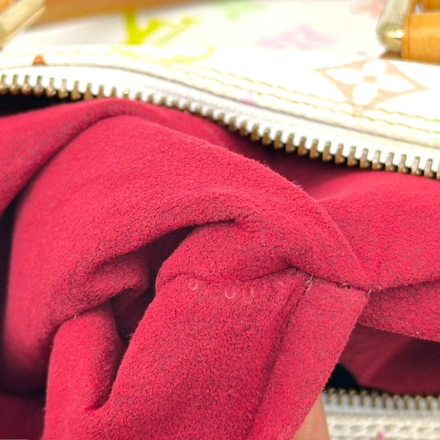 Louis Vuitton White Murakami Multicolor Speedy 30 Bag