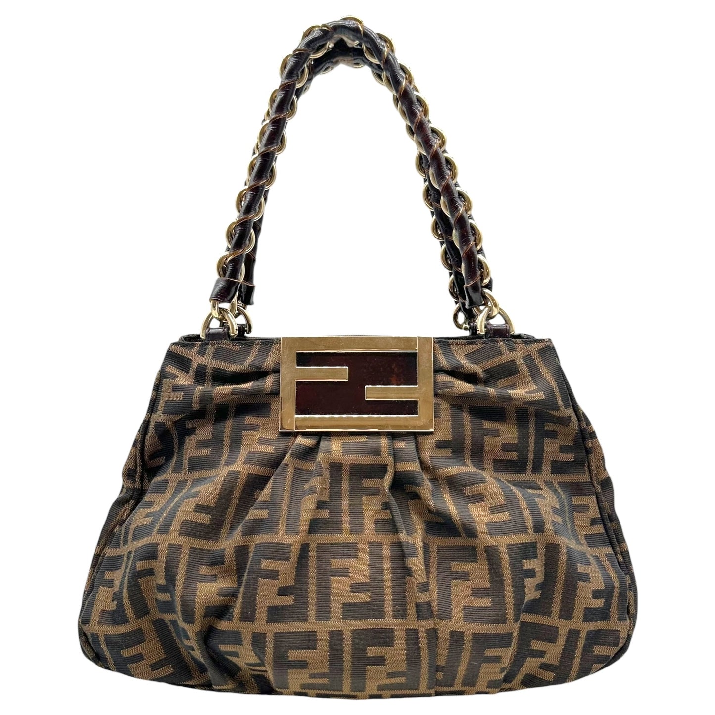 Fendi Classic Zucca Monogram Mia Bag