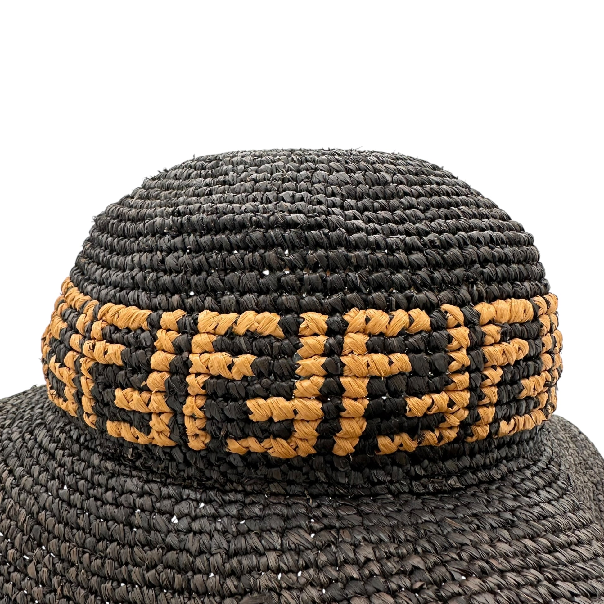 Fendi Zucca Monogram Raffia Sun Hat - Outfit Repeater