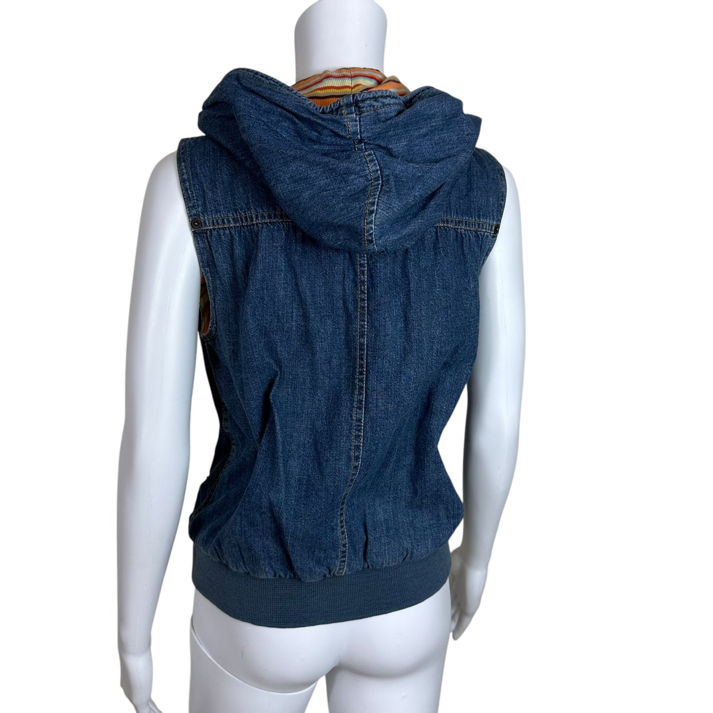 D&G Dolce & Gabbana Hooded Sleeveless Denim Vest - Outfit Repeater