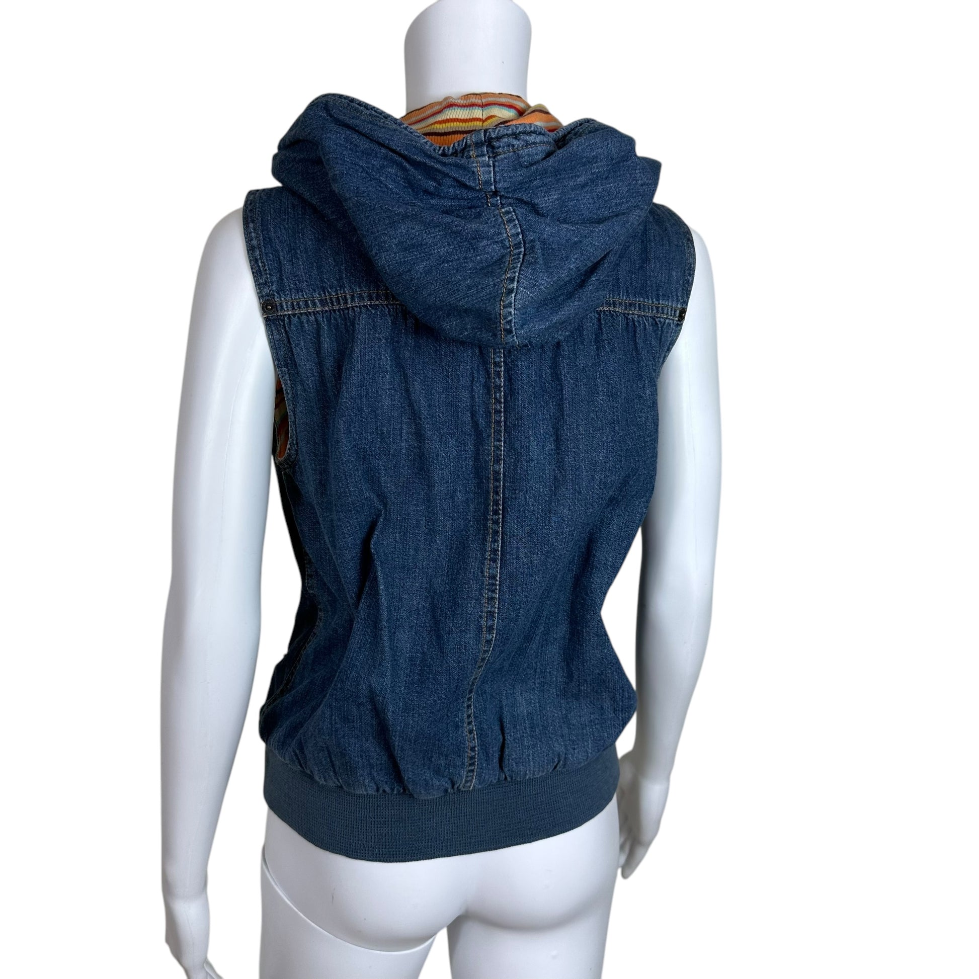 D&G Dolce & Gabbana Hooded Sleeveless Denim Vest - Outfit Repeater