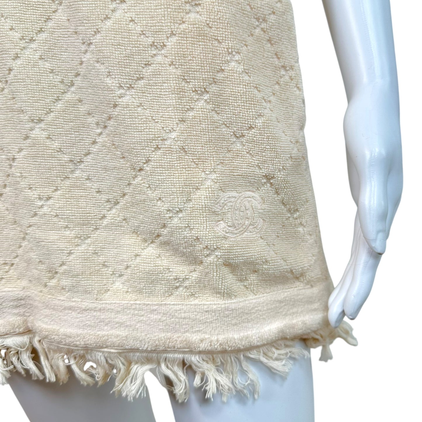 Chanel Light Pink Sleeveless Hooded Mini Dress
