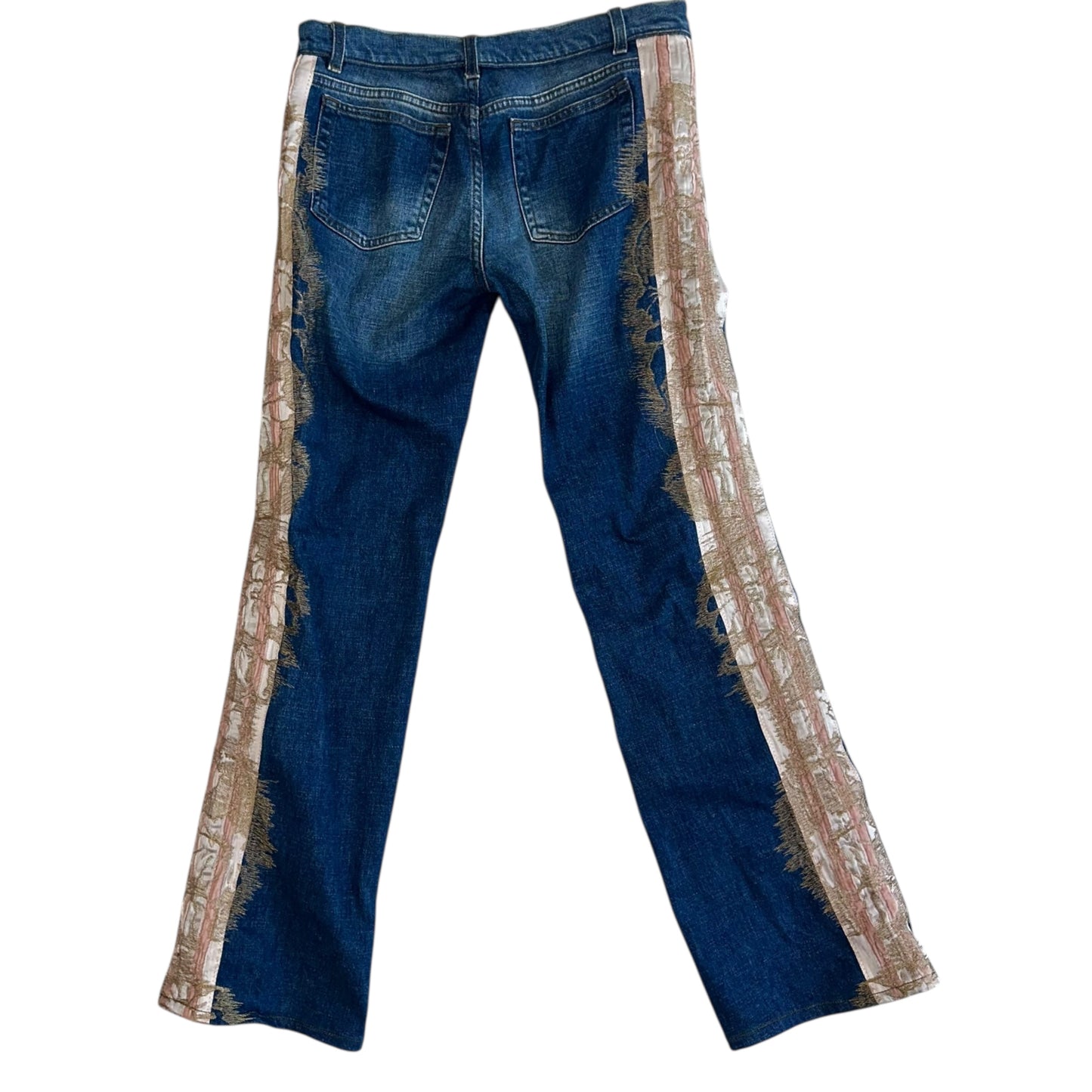 Roberto Cavalli 2004 Embroidered Jeans