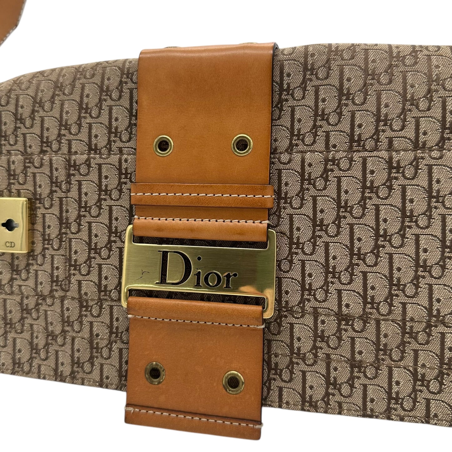Christian Dior Street Chic Monogram Trotter Crossbody Bag