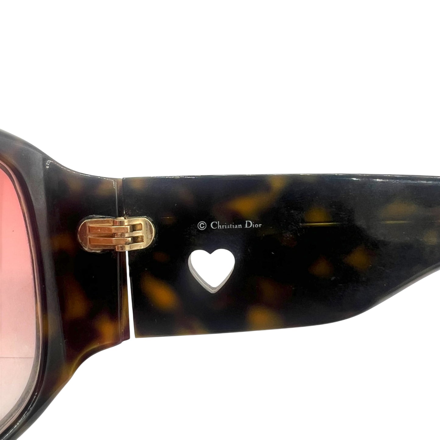Christian Dior LovinglyDior1 Tortoise & Pink Oversized Sunglasses