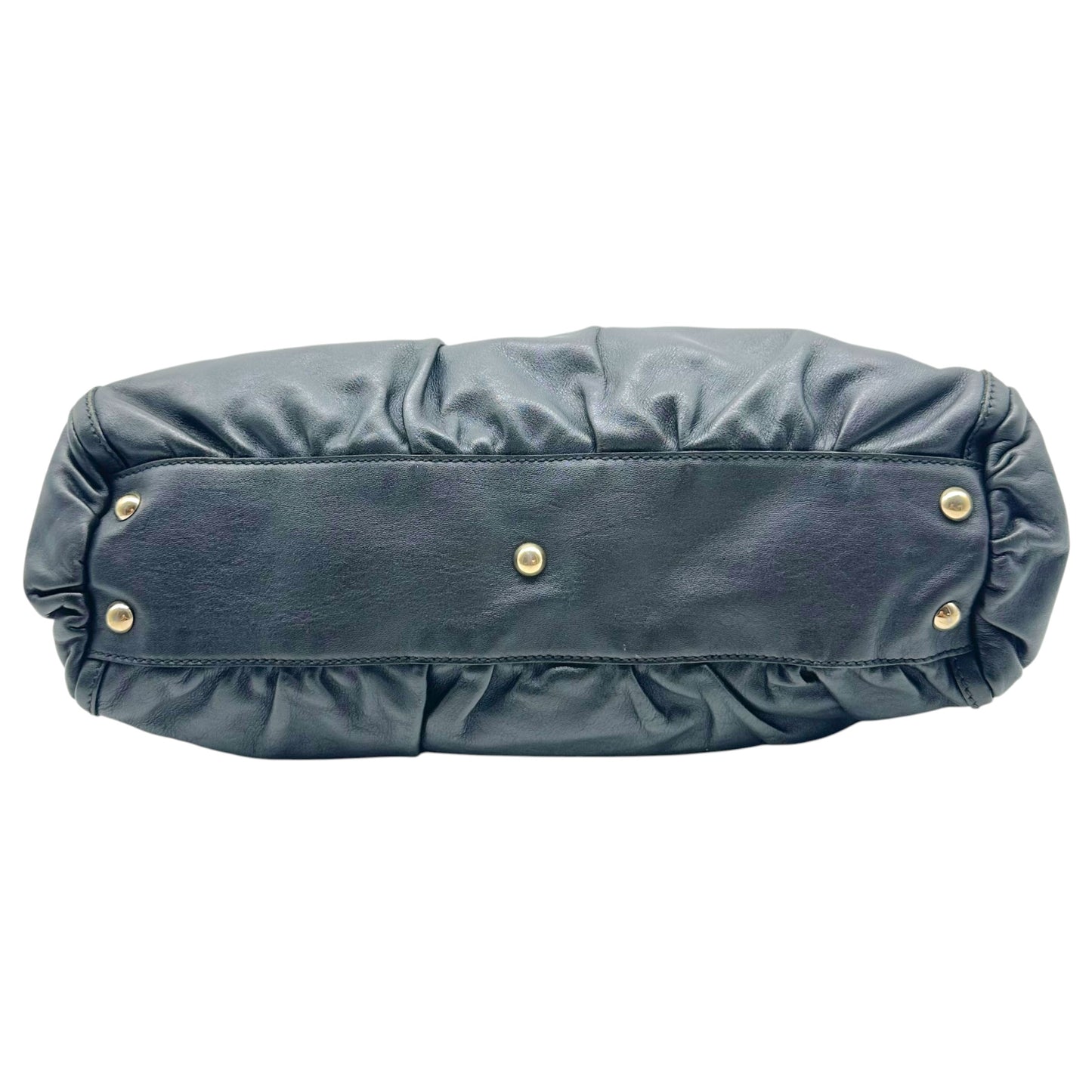 Gucci Black Leather Large Abby Shoulder Bag