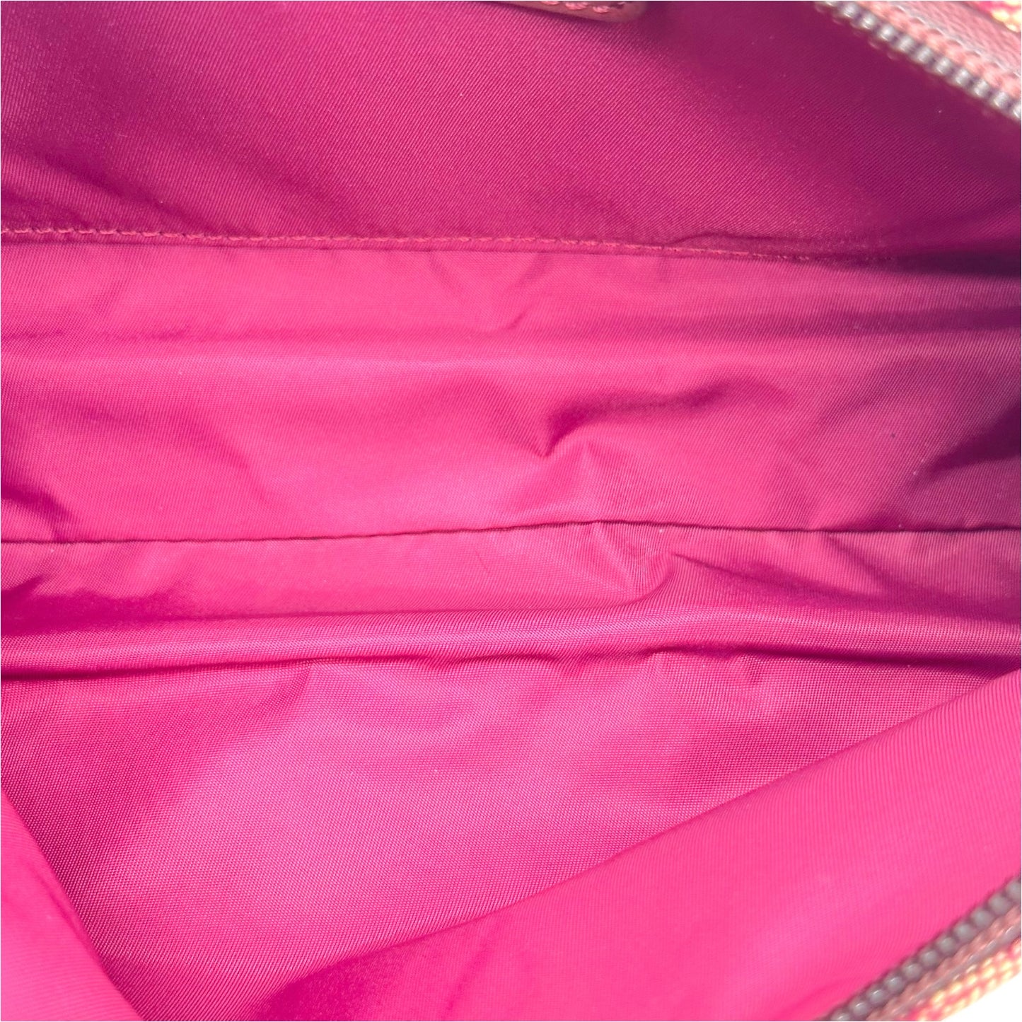 Christian Dior Red Trotter Monogram Shoulder Pochette Bag
