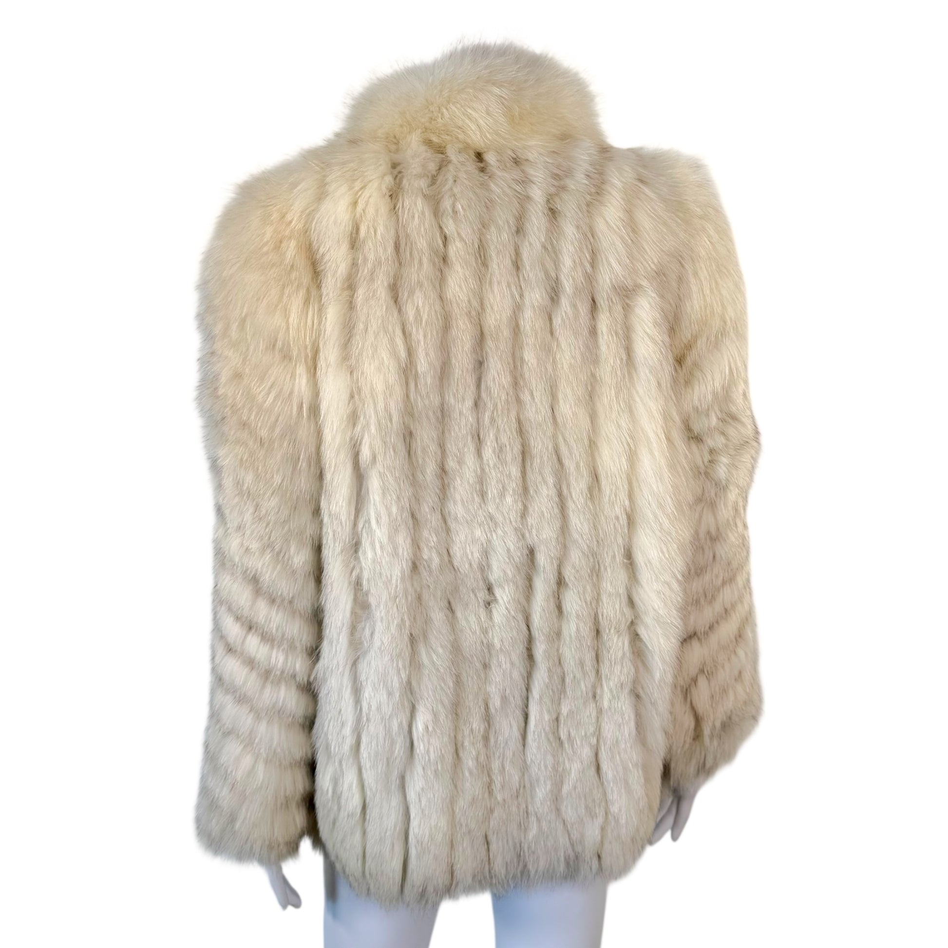 Vintage Saga White Fox Fur Coat - Outfit Repeater