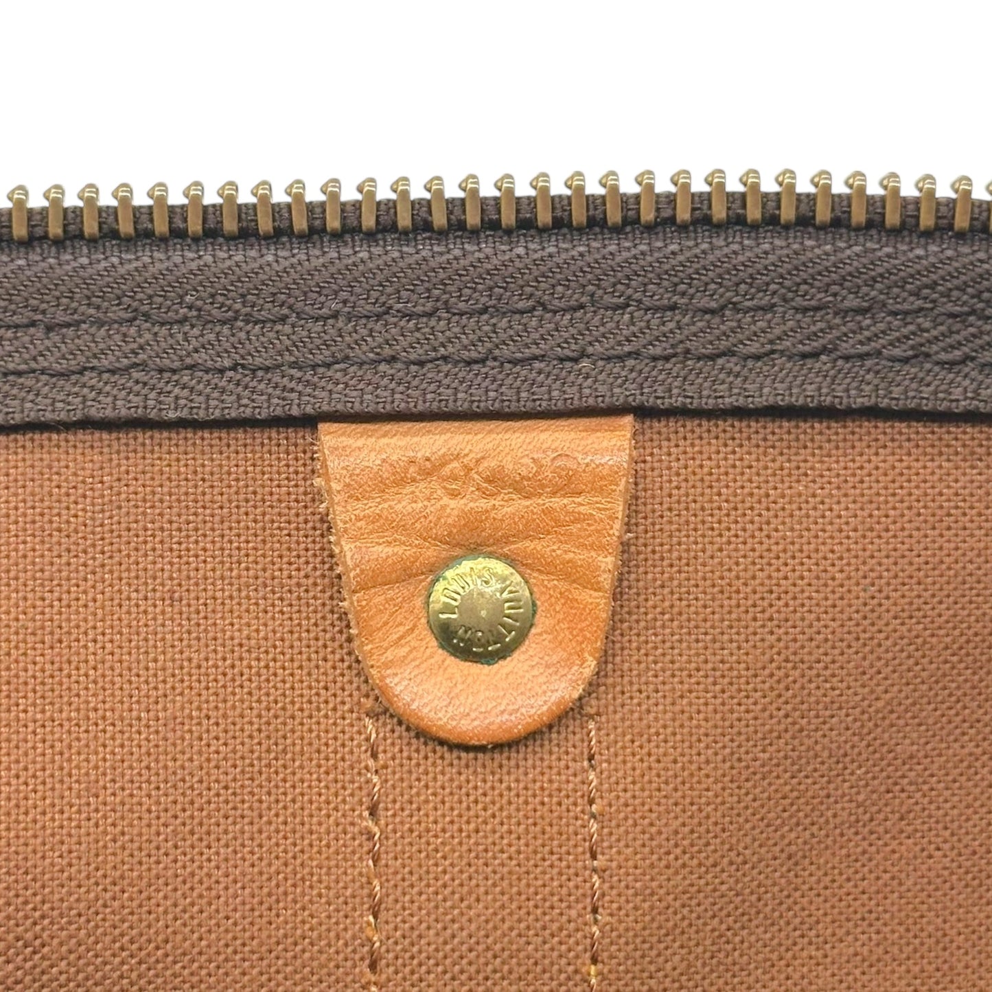 Louis Vuitton Classic Monogram Bandouliere 55 Duffle Bag - Outfit Repeater