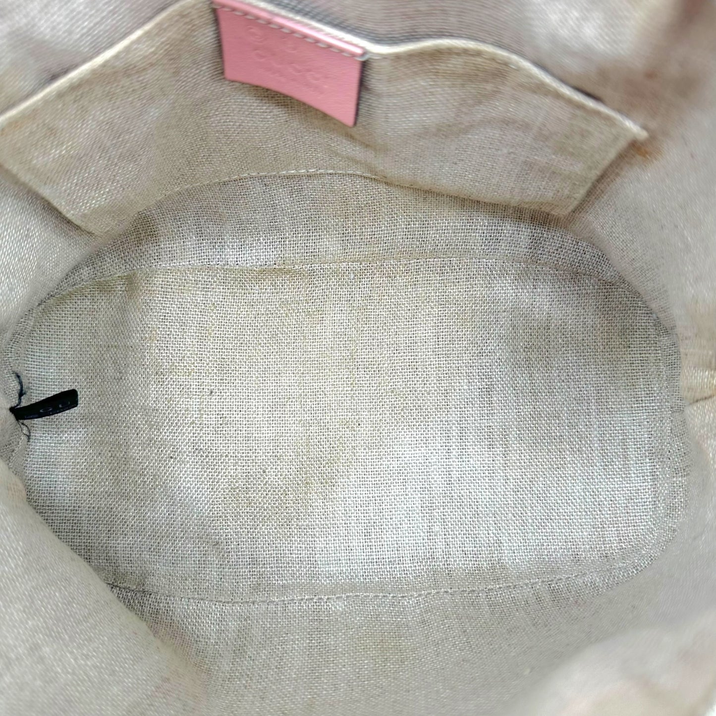 Gucci Pink Embossed Guccissima Monogram 2-Way Mini Bag