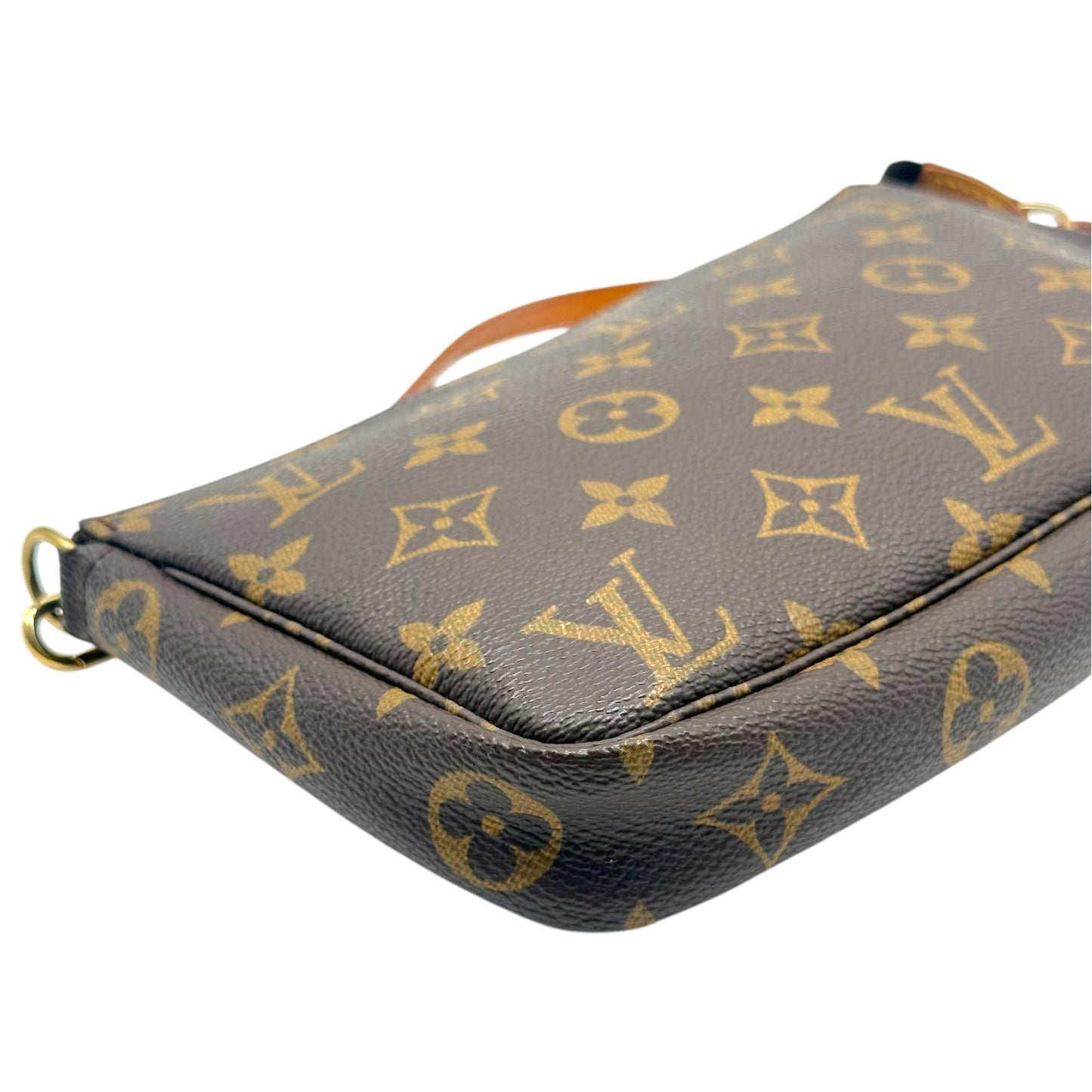 Louis Vuitton Brown Classic Monogram Pochette Bag
