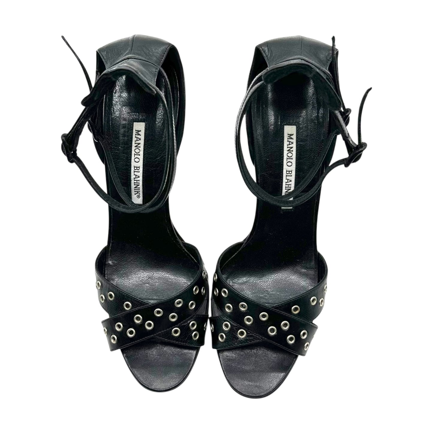 Manolo Blahnik Rivet Sandal Heels