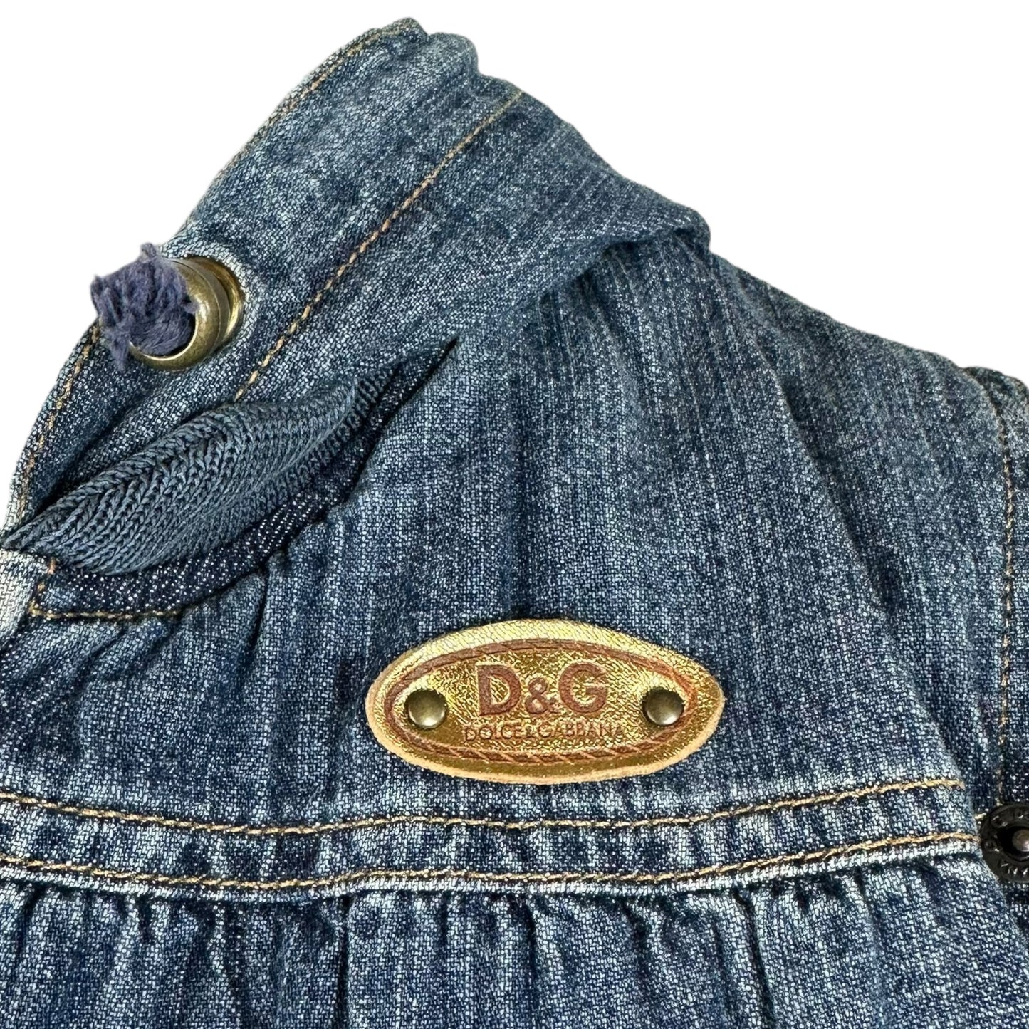 D&G Dolce & Gabbana Denim Sleeveless Vest - Outfit Repeater