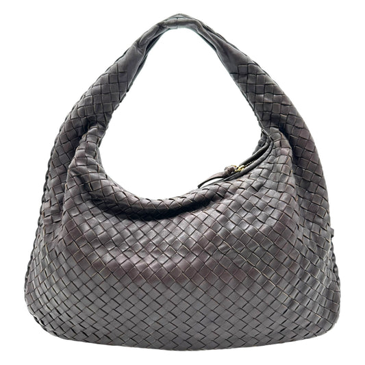 Bottega Veneta Brown Intrecciato Leather Hobo Bag