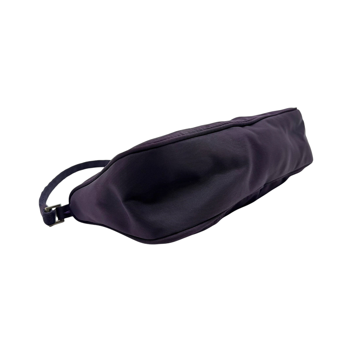 Prada Dark Purple Nylon Pochette Bag