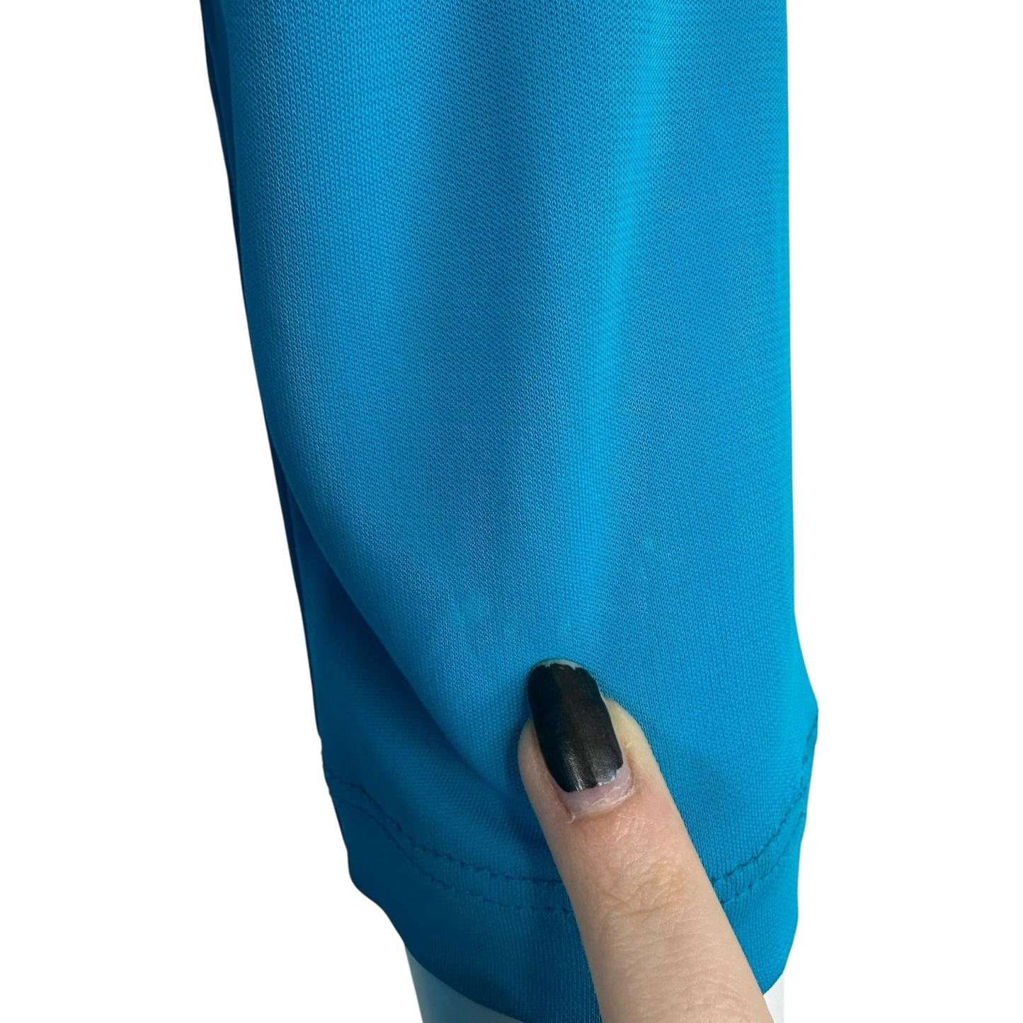 Emilio Pucci Turquoise Backless Mini Dress 3/4 Sleeve