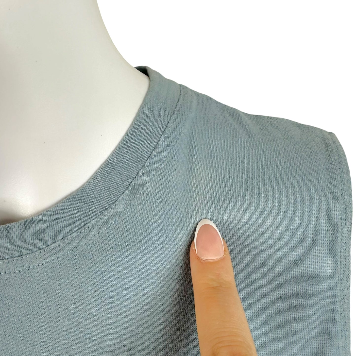 Christian Dior Light Blue & Beige J'Adore Dior Tank Top