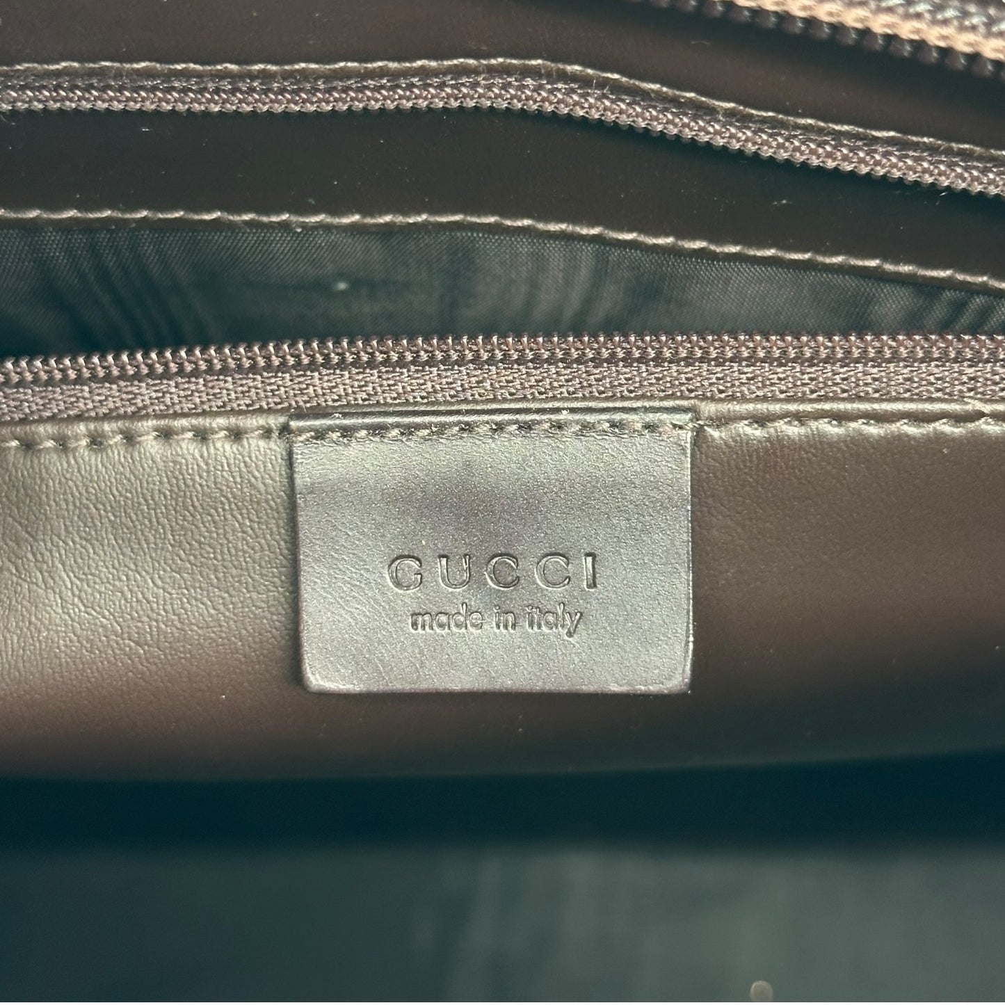 Gucci by Tom Ford 90's Black Leather G Logo Shoulder Bag