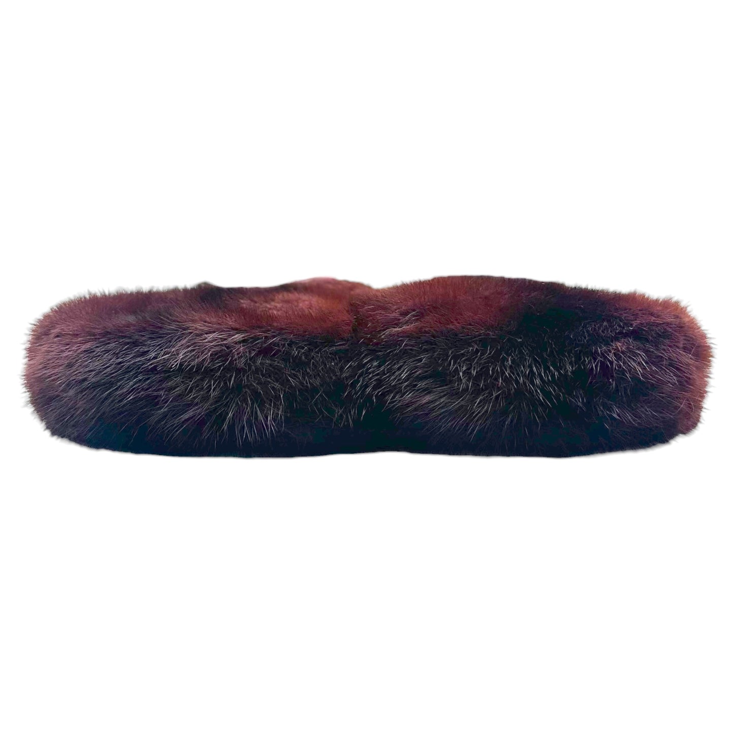 Gucci Hobo Bag Burgundy Mink Fur Shoulder
