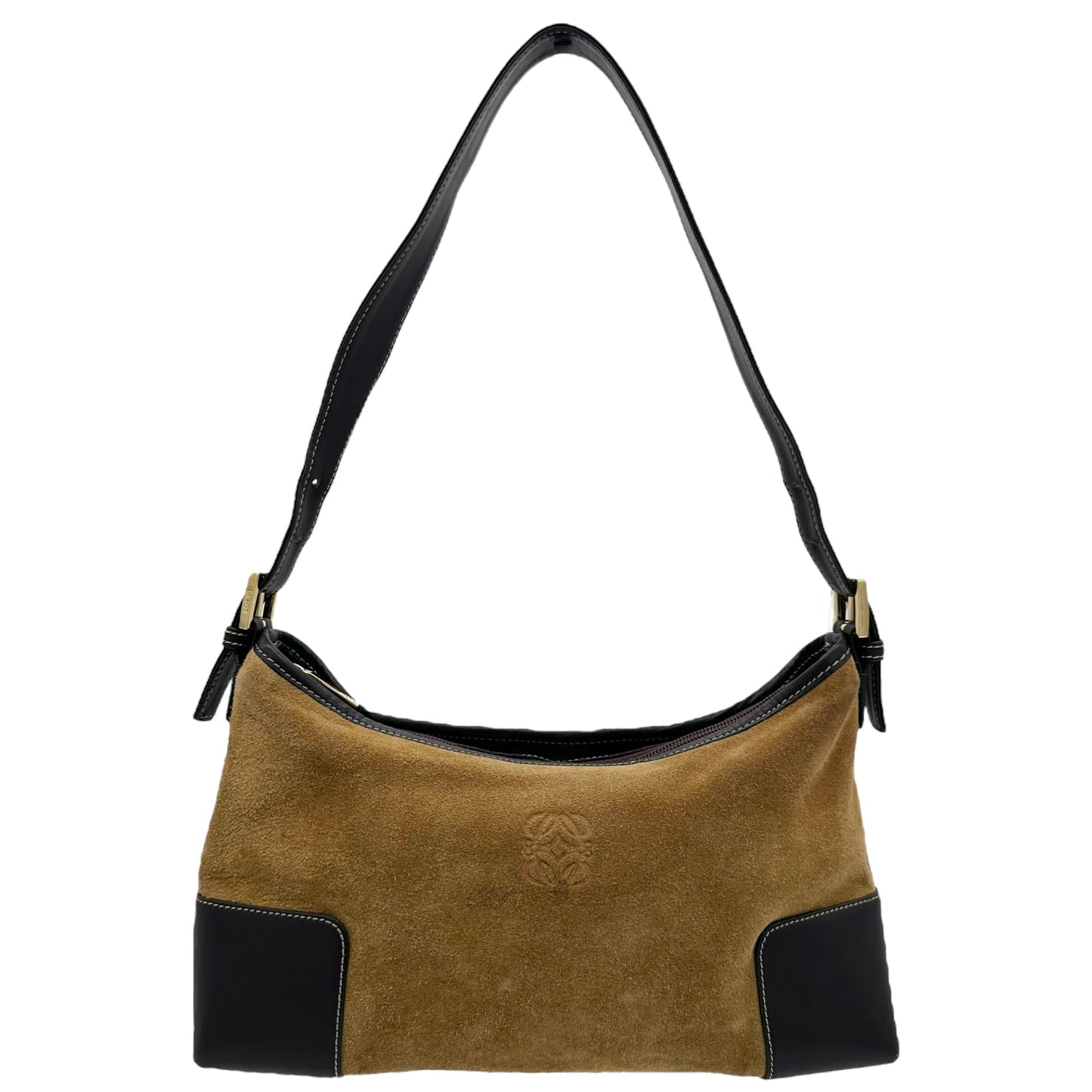 Loewe Tan Suede Shoulder Bag - Outfit Repeater