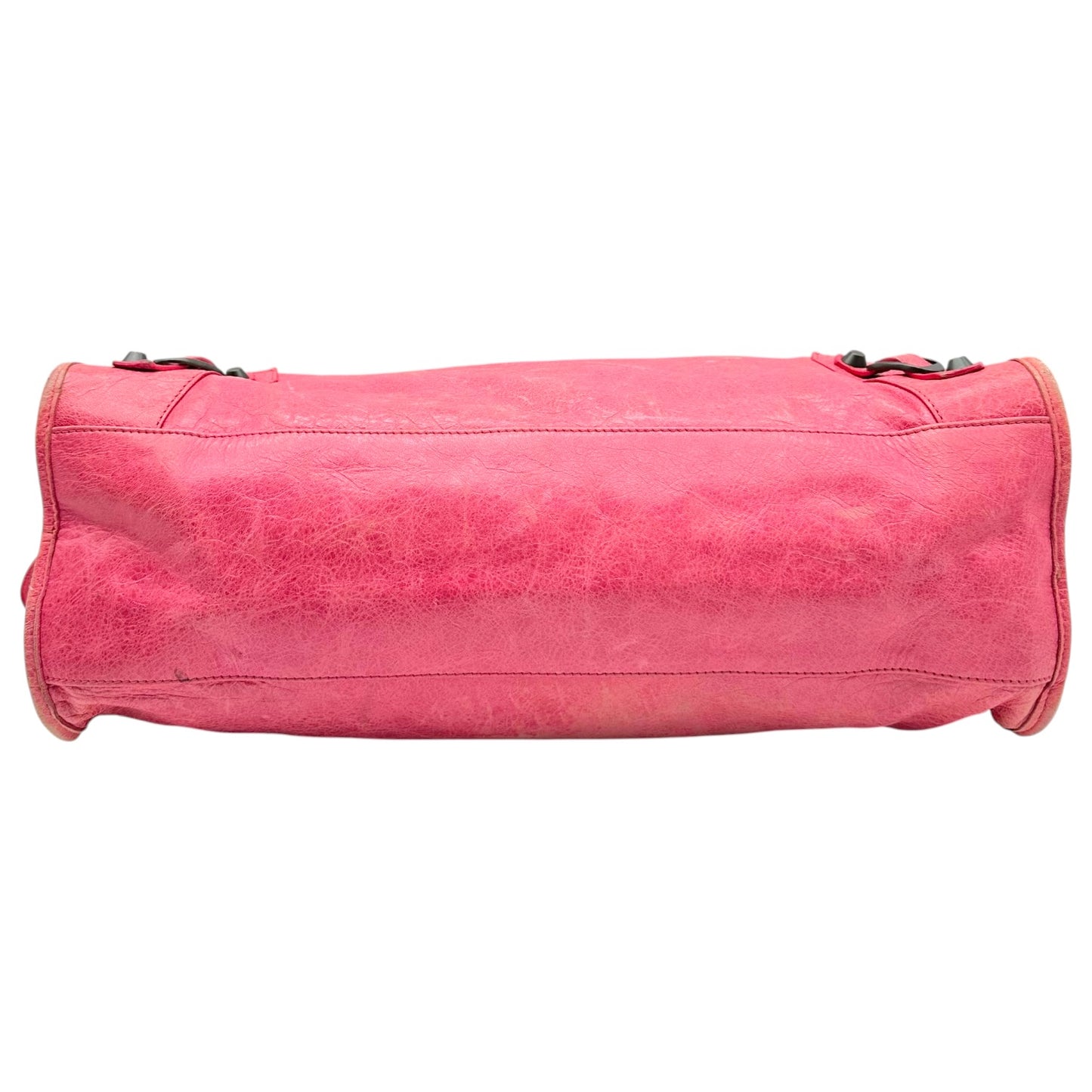 Balenciaga Hot Pink Leather City 2-Way Bag