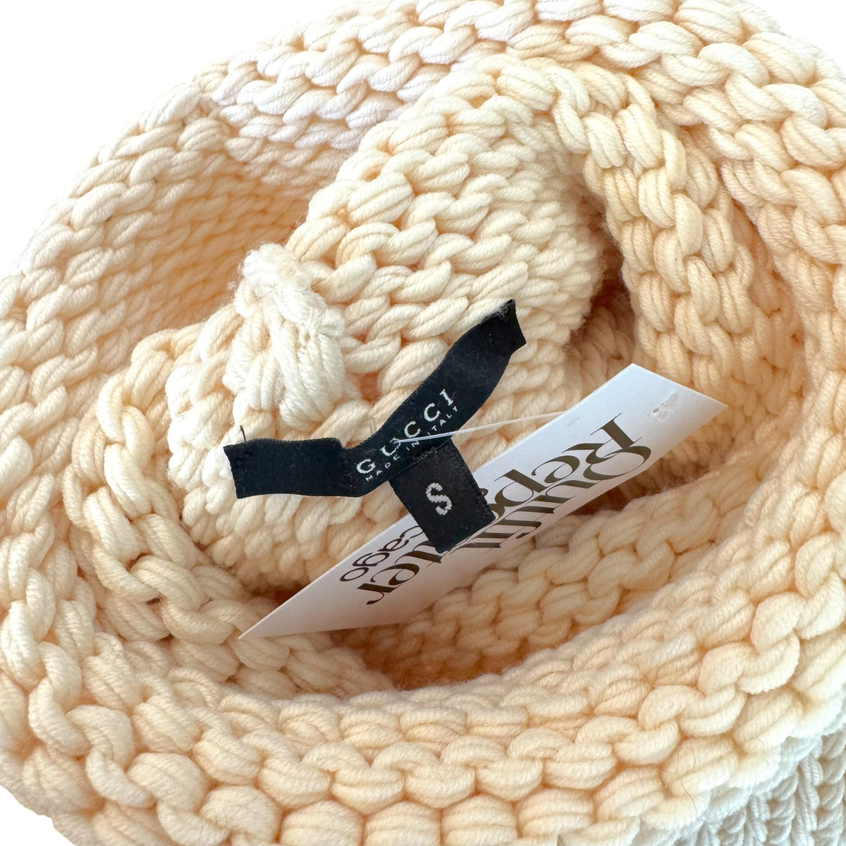 Gucci by Tom Ford Ivory Heavy Knit Turtleneck Sweater