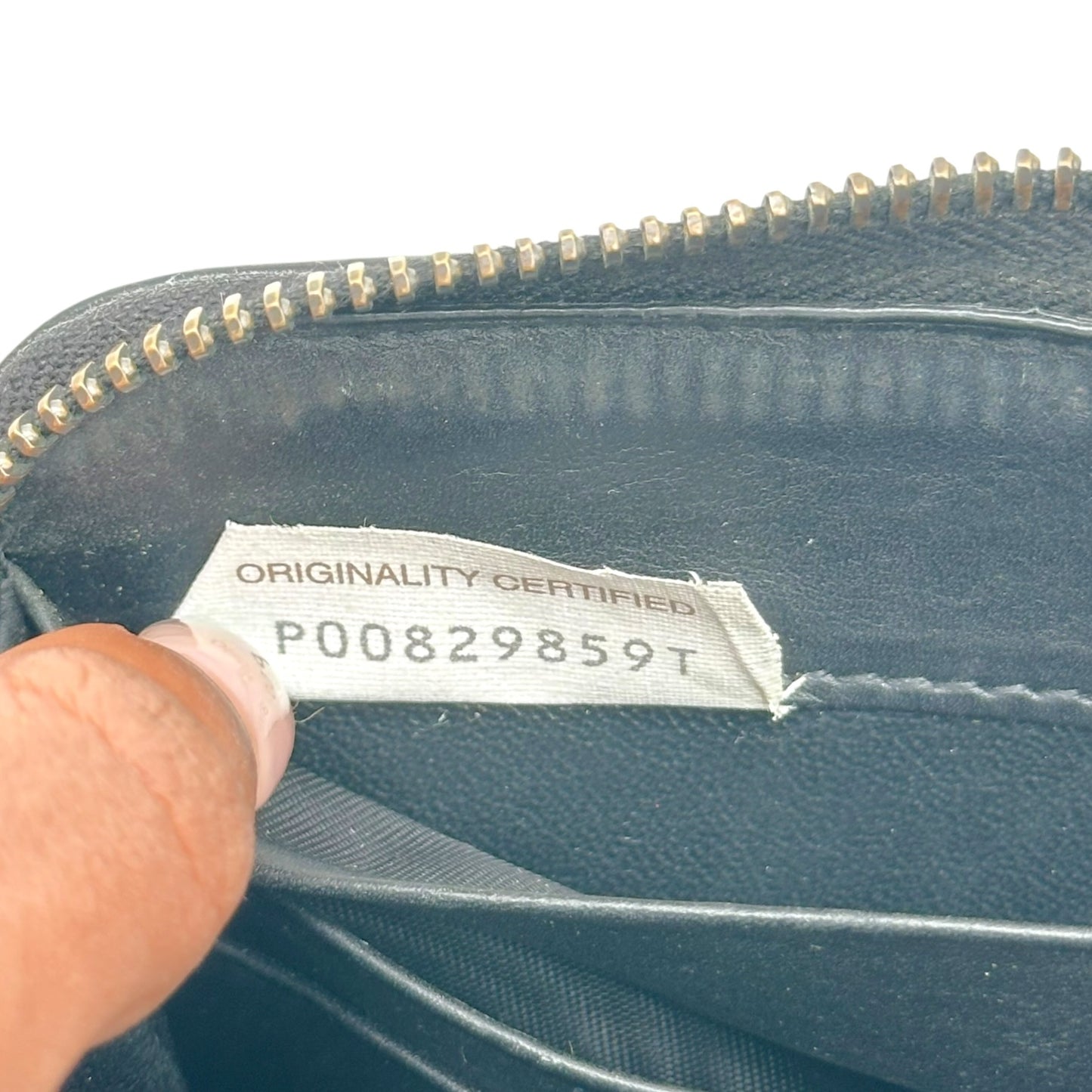 Bottega Veneta Black Intrecciato Leather Zip Wallet