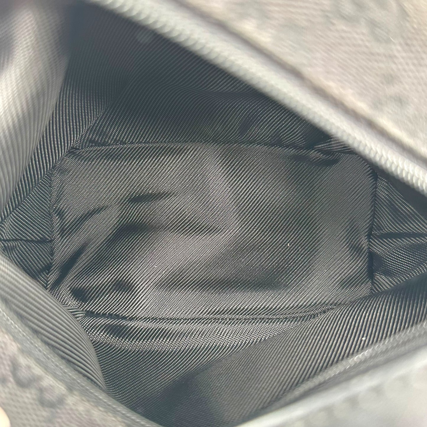 Gucci Black Monogram Canvas Pochette Bag