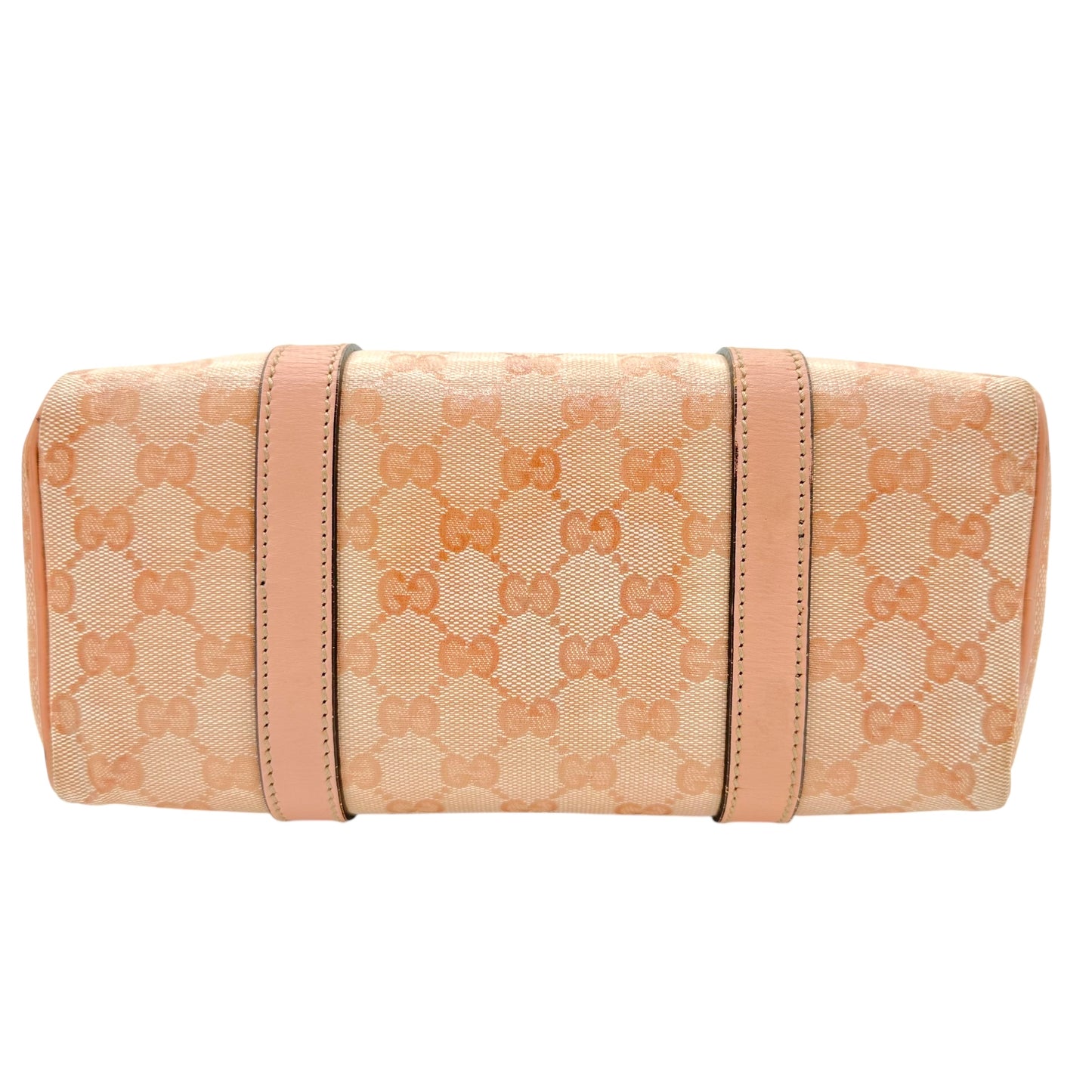 Gucci Pink Monogram Shima Mini Boston Bag - Outfit Repeater