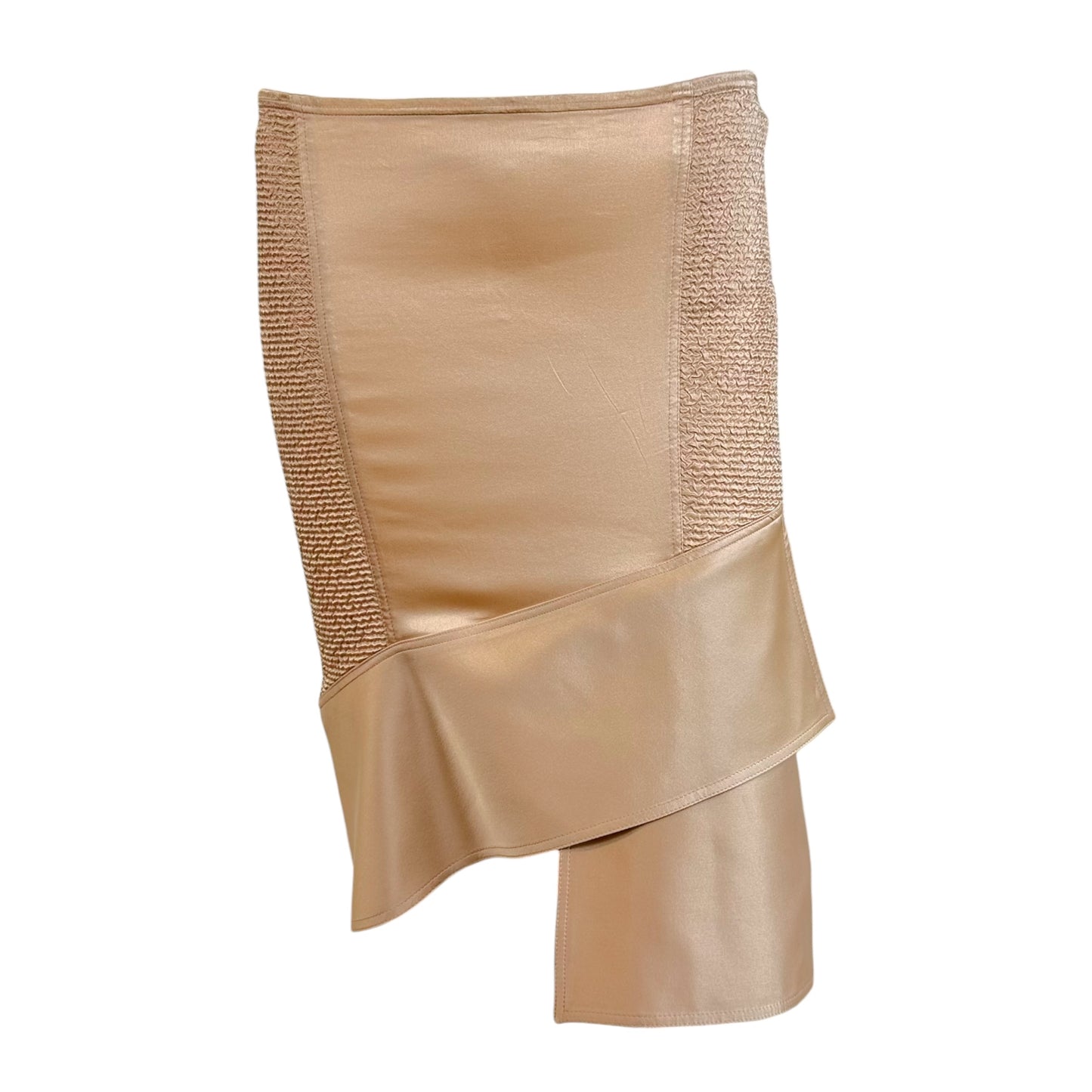 Gucci Silk Midi Skirt Pale Pink 2003