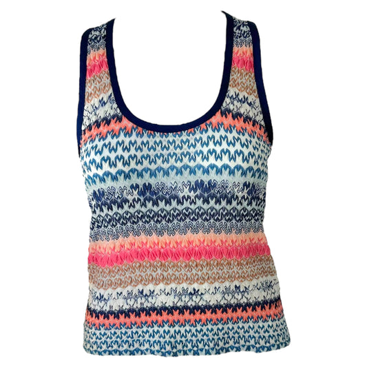 Missoni Mare Multicolor Chevron Knit Tank Top