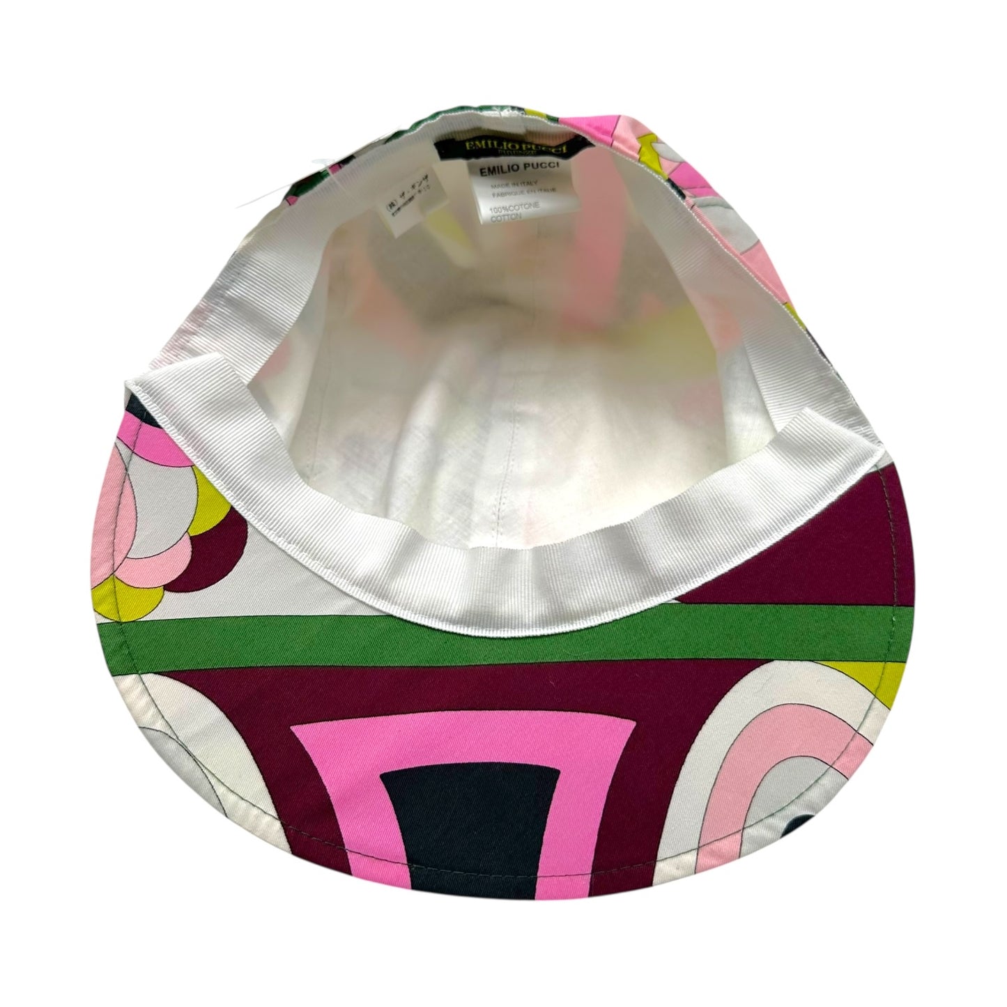 Emilio Pucci Multicolor Printed Newsboy Hat