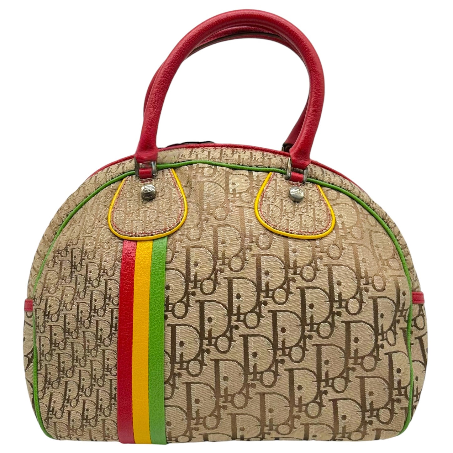 Christian Dior Rasta Trotter Monogram Bowler Handbag