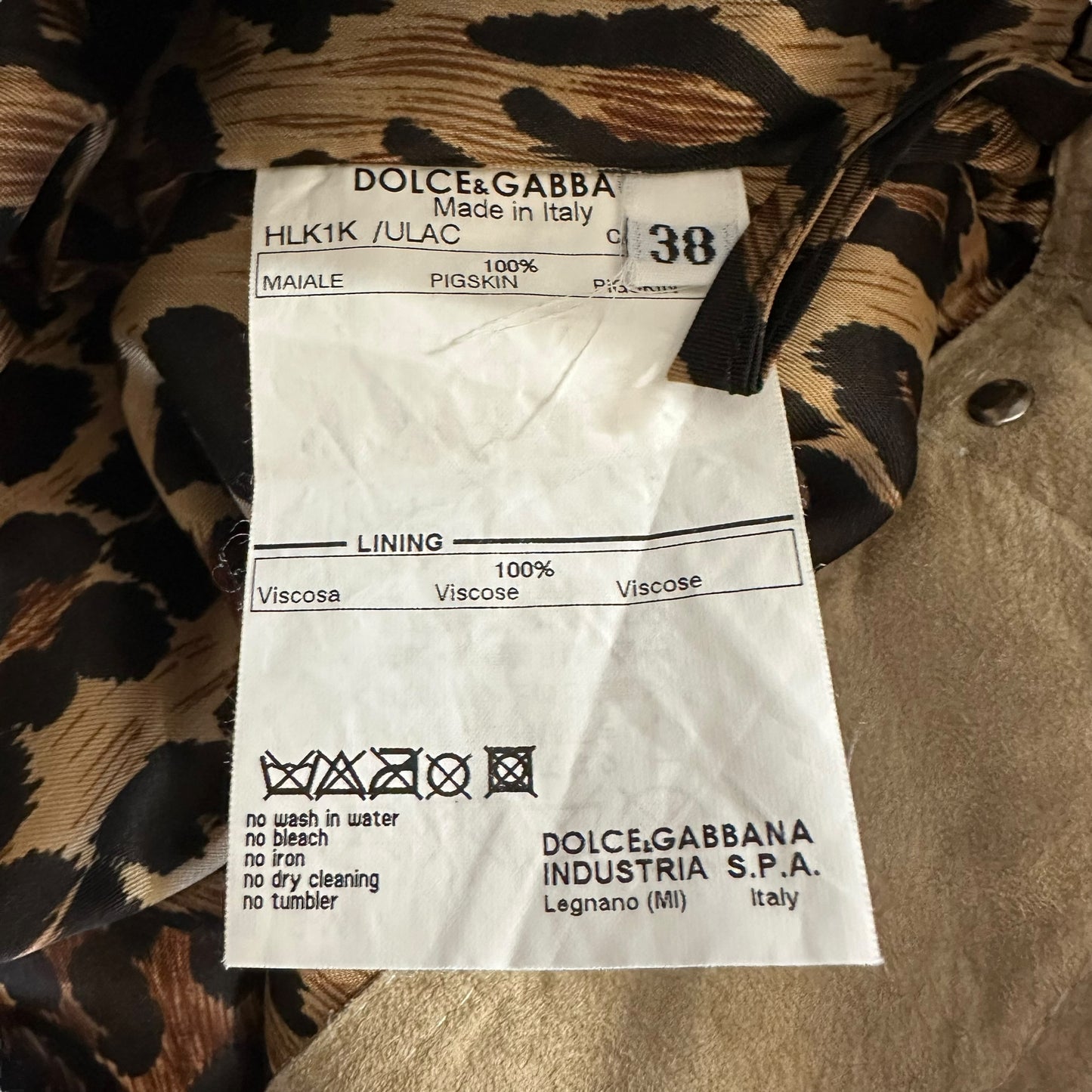 Dolce & Gabbana Suede Mini Skirt w/ Logo Charms