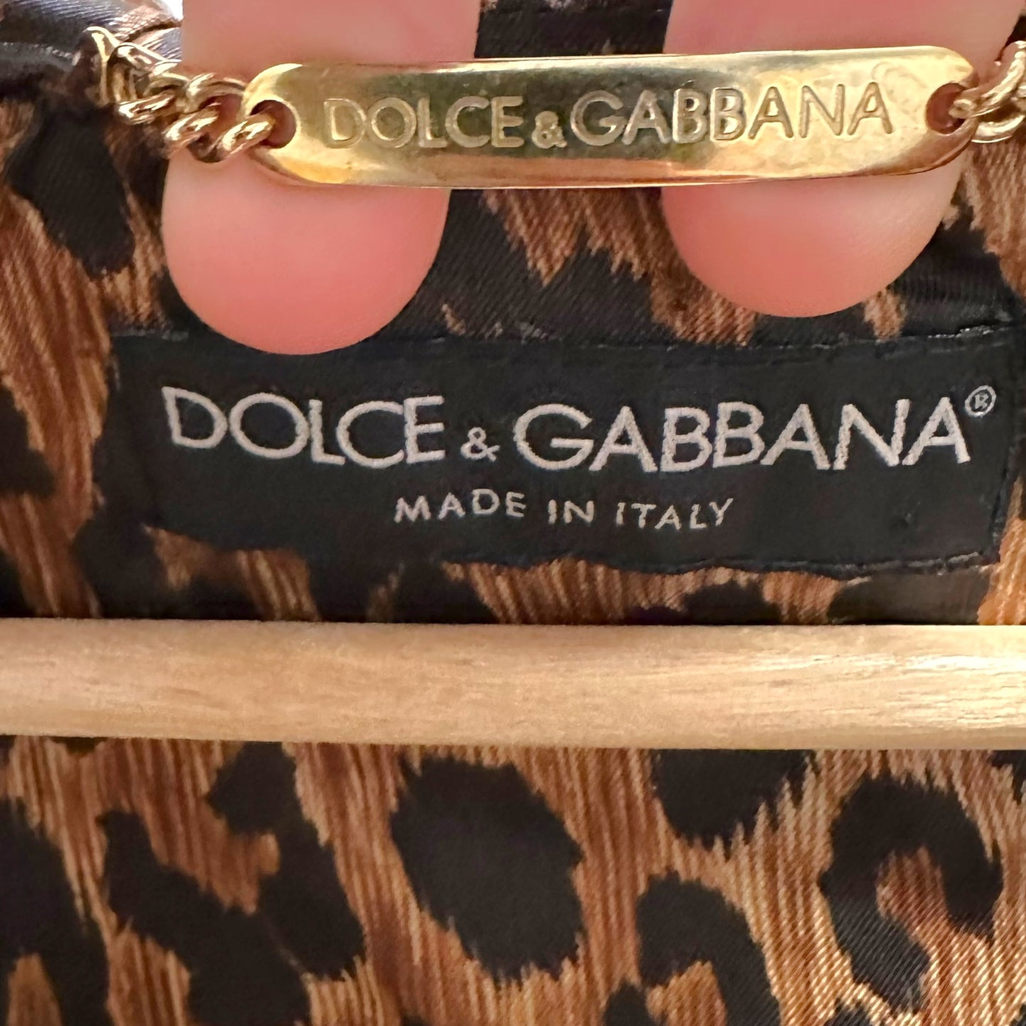 Dolce & Gabbana Brown Suede Hooded Logo Charm Vest