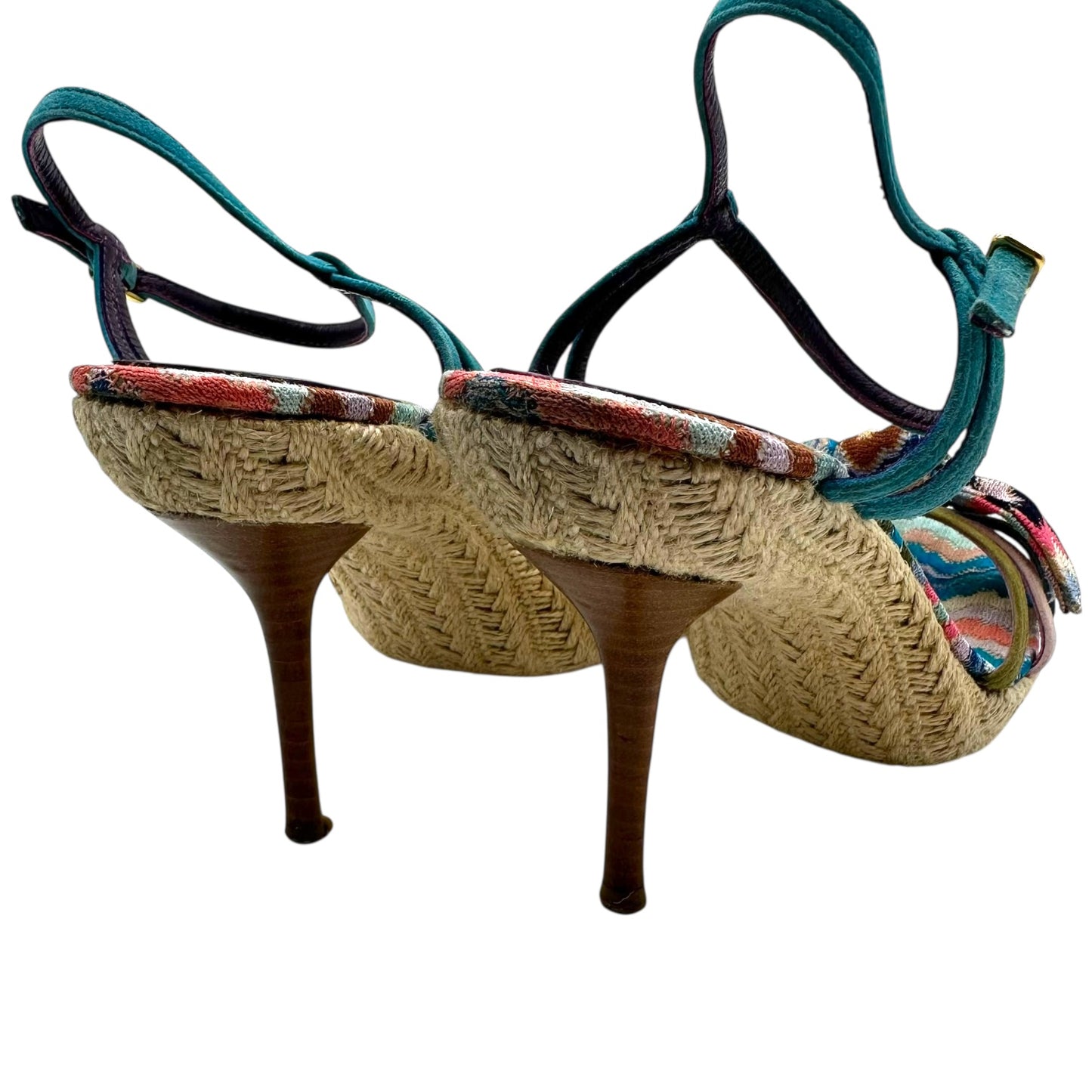 Missoni Multicolor Chevorn Esparille Heels