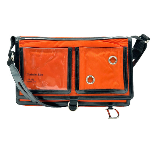 Dior Orange Flight Shoulder Bag